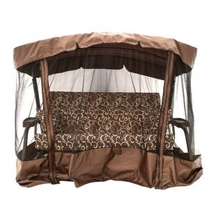 Тент с противомоскитной сеткой для садовых качелей Мадагаскар (мокко)