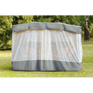 Тент с москитной сеткой для качелей Турин (серый, 2130х1430 мм)