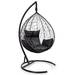 Подвесное кресло-кокон SEVILLA черный кокон+черная подушка Подвесное кресло-кокон SEVILLA черный кокон+черная подушка