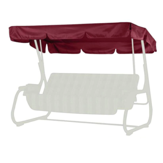 Тент (крыша) для садовых качелей Варна, Стандарт Nova, Стандарт-2, бордовый