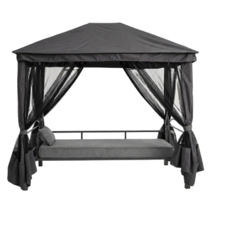 Тент Сиеста, Сиеста Премиум серый (Купол крыши без штор)