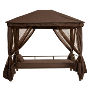 Тент Сиеста, Сиеста Премиум коричневый (Купол крыши без штор)